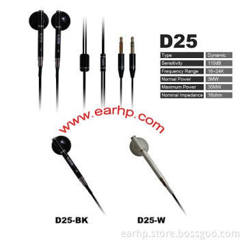 earphones for radio/MP3/MP4/MP5/music